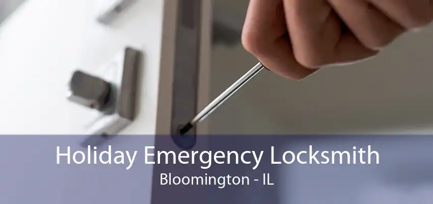 Holiday Emergency Locksmith Bloomington - IL